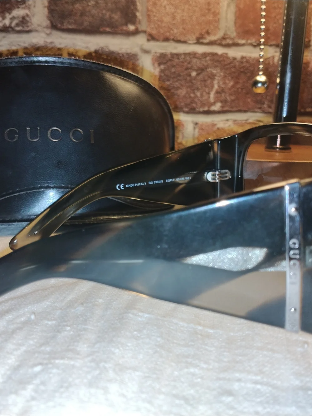 Gucci GG 2902/S EGPLF GRAY BROWN Gradient Oversized Sunglasses *VINTAGE RARE*